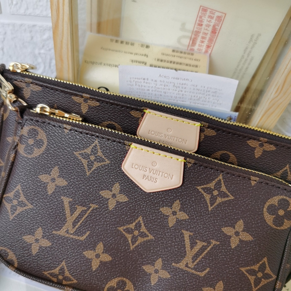 ルイヴィトンバッグ側面デザイン